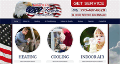 Desktop Screenshot of americanfreedom-hvac.com